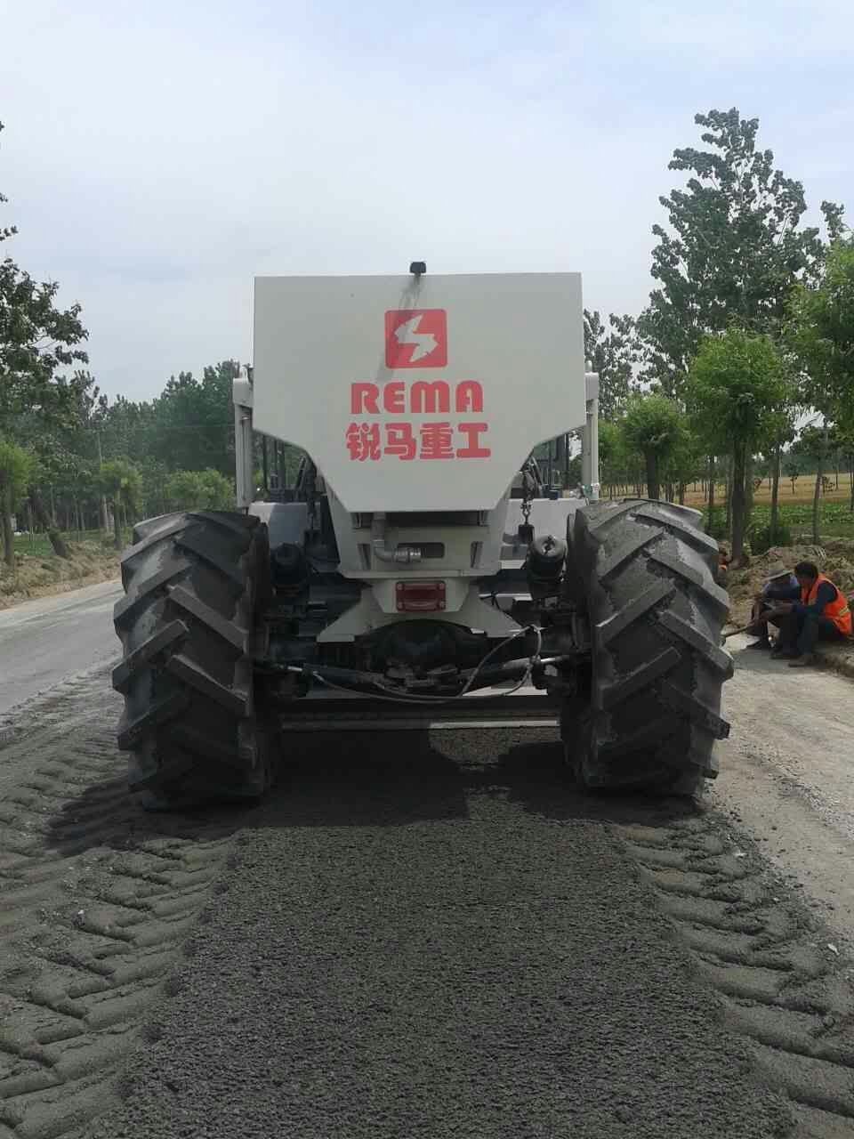 WR2300V，淮陽省道冷再生效果